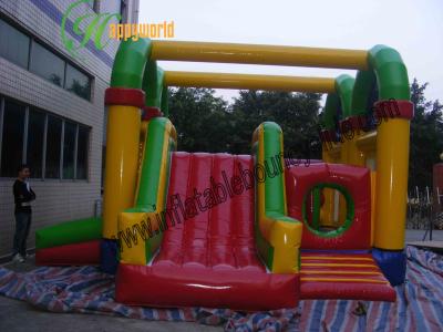 China 3 exteriores alugado em 1 combinado inflável com corrediças Bouncy para o partido ou evento para crianças com CE/ULBlower à venda