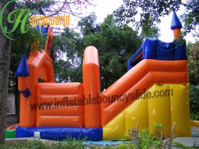 China 3 infláveis gigantes em 1 corrediça combinado para o campo de jogos/casa Bouncy do Moonwalk combinados para o evento e o partido para crianças no jardim à venda