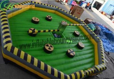 China 8 Peoples Meltdown Zone Inflatable Sports Games For Adults and Kids for sale