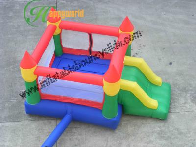 China Mini oxford Hiring Inflatable Combo Outdoor With Bouncy Slides CE / Ul Blower Colorful for sale