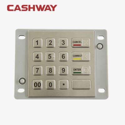 China Encryption Pin Pad Vending Machine Steel Kiosk Stainless Steel For ATM Coins And Payment Kiosk for sale