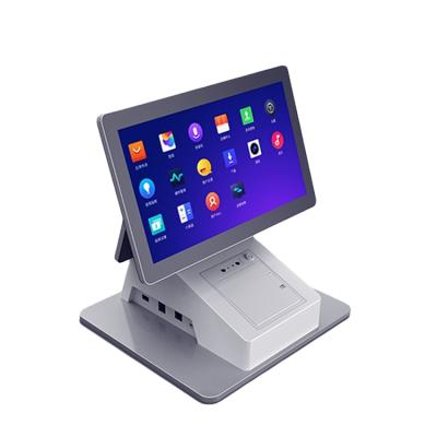 China POS Android POS Machine All In One Double Screens POS System POS Machine Client Display≥8 Inch Display≥15 Inch Master Cashway NC; TIA for sale