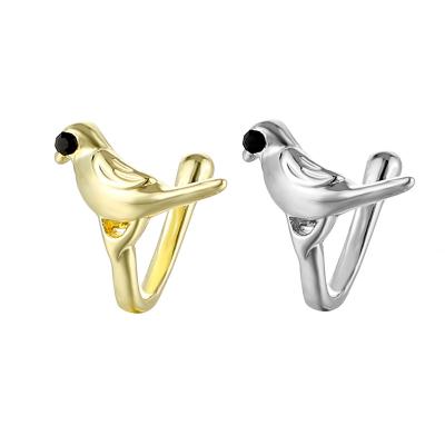 China Durable New Design Cute Bird Shape Nose Slaps Circle Nose Clip Non Piercing Faux Nose Rings Jewelry for sale