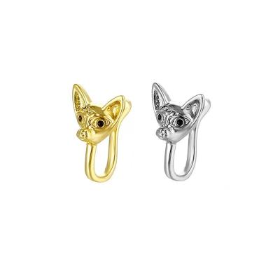 China New Arrival Durable Design Dangle Clip On Nose Ring Cuff Faux Bulldog Nose Cuffs Fine Jewelry Non Piercing for sale