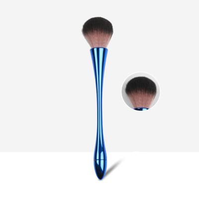 China Angular Blush Single Handle Synthetic Hair Makeup Brush Mineral Cream Blush On With Brush Cosmetics Makeup Tool for sale