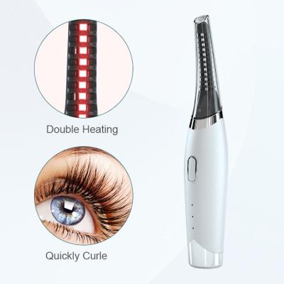 China Portable HEATING Tool Kit Long Lasting Eyelash Lifting Eye Makeup Heated Electric Eyelash Curler Perm Kit for sale