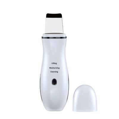 China 2023 Professional Electric Facial DEEP DEEP CLEANING Dead Skin Peeling Skin Scrubber Blackhead Remover Ultrasonic Sonic Face Cleansing Spatula for sale