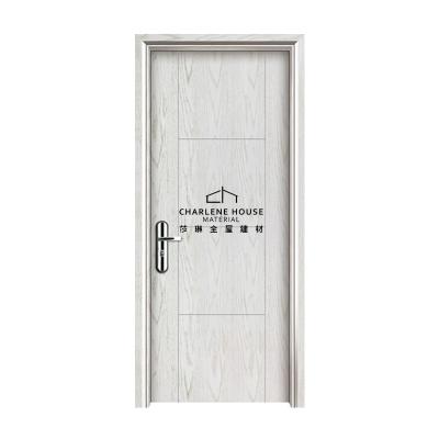 China Modern Wood Plastic Composite Door WPC Ash Texture Door for sale