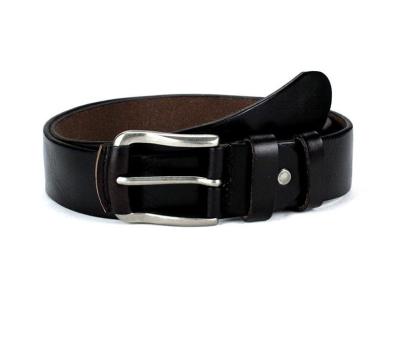 China Fashion / Newspaper Use Needle Buckle Belt Leisure Cowhide Mens First Layer Leather Belt for sale