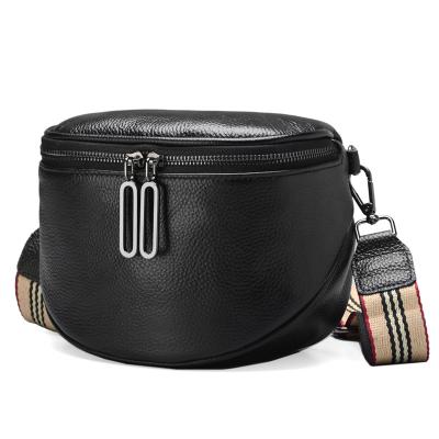 China 100% Use Women's Daily Genuine Leather Women's Bag Fashion Soft Soft Cowhide Female Cross - Body Bags Brand Luxury Ladies Shoulder Bag Small for sale