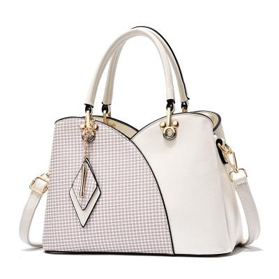 China Fashion/Daily Use Plaid Bag For Women 2022 New Fashionable Temperament Handbag Generous Matching Color One Shoulder Cross - Body Bag for sale