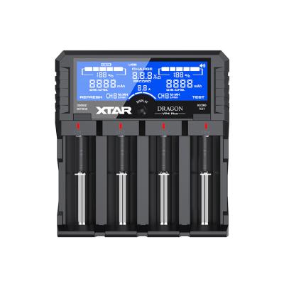 China Test Battery Internal Resistance and Voltage XTAR Dragon VP4 Plus Universal LCD Li-ion/NiMH 11.1v 3s Battery Pack Charger Tester 18650 Battery Charger for sale