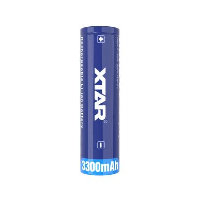 China Toys XTAR Protected 3.6V 18650 3300mAh Li-ion Rechargeable Battery For Flashlight 10A Max Discharge Current for sale