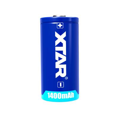 China XTAR toys 3V CR123A 1400mAh non-rechargeable battery designed for performance flashlights for sale