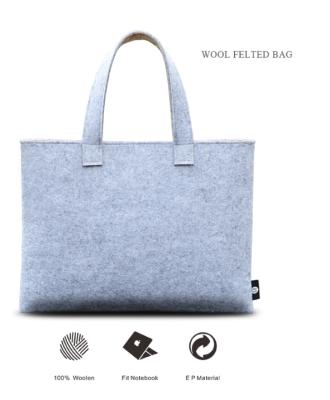 China 100% eco-friendly high quality wool felt laptop bags for sale