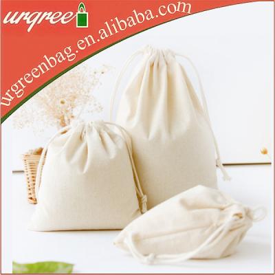 China Factory direct sale wholesale recyclable cotton drawstring dust bag for shoes for sale