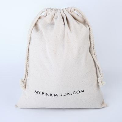 China Eco-Friendly 100% Natural Cotton Features Canvas Drawstring Bag Multiple Cotton for sale