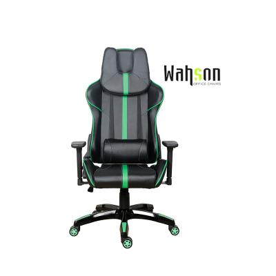 China (Size)Adjustable Top Gaming Chair Chair Green With Lumbar Support Furniture for sale