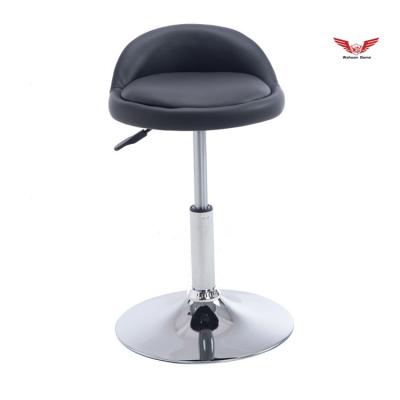 China (Size)Adjustable White PU Leather Swivel Bar Stool With Stable Base Fashion 360 Turn Around Dental Stool For Office Chair for sale