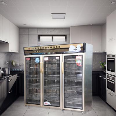 China OEM/ODM Hotel Stainless Steel Kitchen Disinfecting Cabinets Disinfection Vertical Cabinet Commercial Disinfection Cabinet for sale