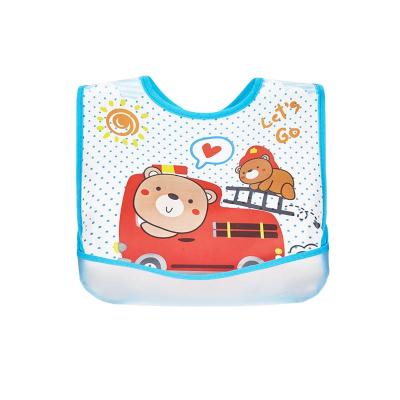 China Wholesaler BPA Free Logo Printed Multi Colored Easy Customized BPA Free To Clean Baby Waterproof Bibs for sale