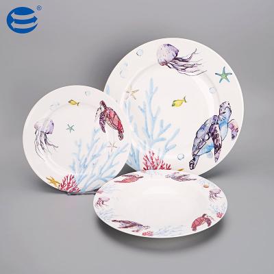 China Excellent Dinner Sets Price Viable Ceramic Dinnerware Sets Custom Porcelain Ceramic Dinnerware Dinner Sets for sale