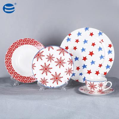 China Excellent Viable Porcelain Dinner Sets Porcelain Dinner Sets Ceramic Custom Made Porcelain Dinner Sets for sale