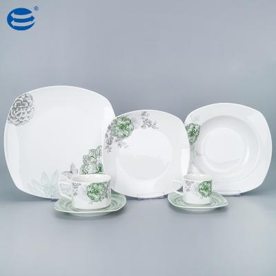 China Excellent Viable Western Hand Painted Porcelain Dinner Sets Online for sale