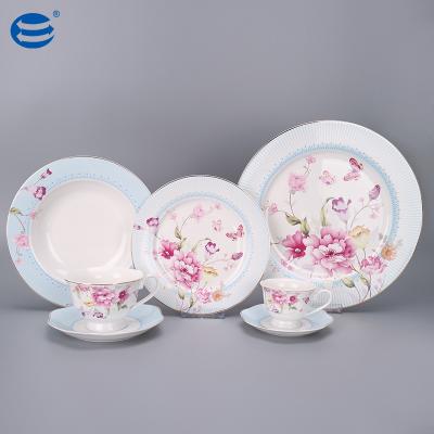 China Supplier Excellent Sustainable Wholesale Dinnerware Sets Porcelain Dinner Sets Ceramic Dinner Set for sale