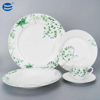 China Excellent Sustainable Luxury Dinnerware Sets Porcelain Dinner Sets Ceramic Dinner Set for sale