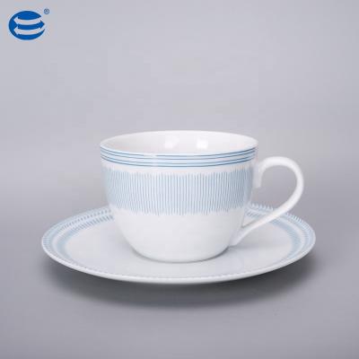 China Excellent New Sustainable Bone China Bone China Drinkware Coffee Mugs 220cc Ceramic Tea Cup Sets for sale