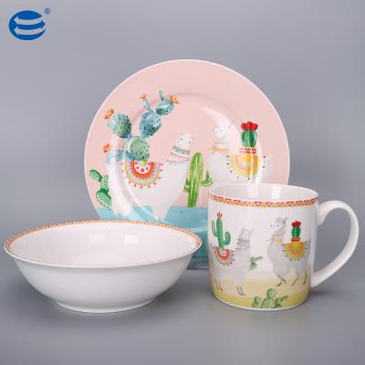 China Excellent Sustainable Wholesale Dinner Plate Sets Porcelain Dinner Sets Bone China for sale