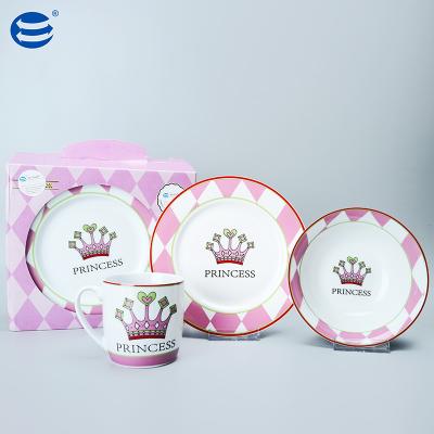 China Excellent Sustainable Custom Super White Ceramic Dinner Set Dinner Plate Sets for sale