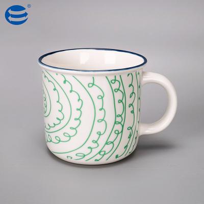 China Excellent Sustainable Mugs With Handles Chinese Tea Mugs Mugs With Logo Printed For Tea Time for sale