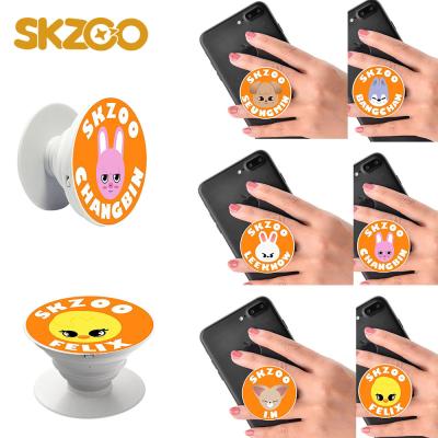 China Cartoon Flexible Straykids Straykids Telescopic Phone Bracket Airbag Holder Phone Accessory Felix Merchandise L93 KPOP Fans Kids SKZOO for sale