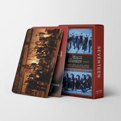 China Z214 Attacca Korean Kpop Photocards 1box Seventeen New Small Album Korean Kpop Photocards LOMO Card Memory Card Gift Voucher Fans Collection Gift for sale