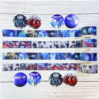 China Kpop Stationary KPOP Stray Kids Noeasy Paperband Fans Gift Printing Clear Printed Stickers Straykids Kpop Paper Goods L227 for sale