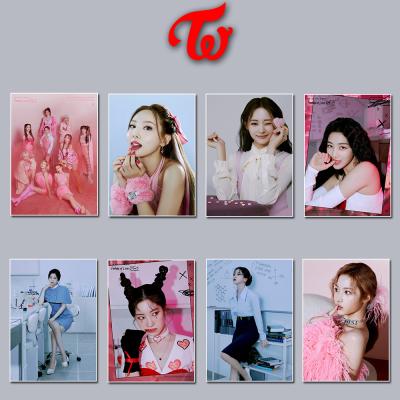 China Country Kpop Poster 2Pcs/Set New TWICE Album SCIENTIST Formula Of Love Photo Collection Poster Fans Collection Z194 for sale