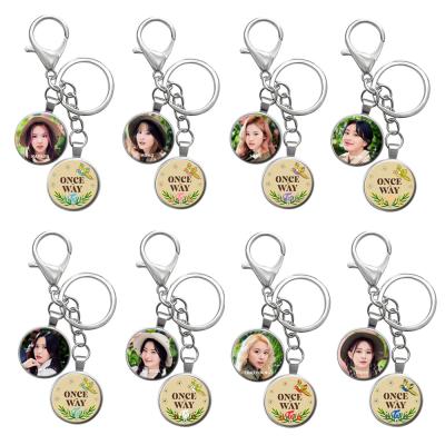 China Crystal+metal Kpop 1pc TWICE 2022 Ring Crystal Key Pendant SEASONS GREETINGS Metal For Fans Collection Gift Key Chain Q498 for sale