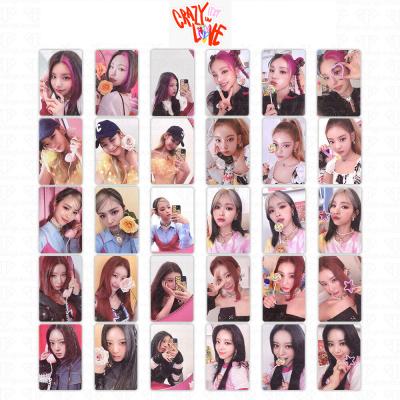 China New Kpop Photocard Korean Album 6pcs/set ITZY CRAZY IN LOVE MIDZY Postcard LOMO Card For Fans Collection Customizable Gift Voucher Q492 for sale