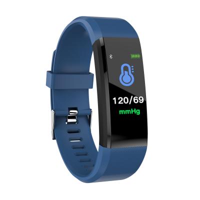 China Rubber Smart Wristband 115 Plus 0.96 Inch Screen Colorful Sport Data Fitness Tracker Smart Wristband for sale