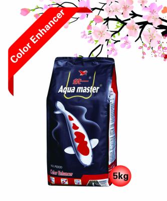 Cina Master Koi Carp Fish Food (feed) of Fish Aqua, Color Enhancer, Spirulina and Astaxanthin 5kg (S/L) in vendita