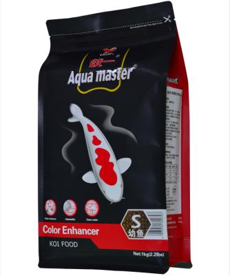 Cina Main Aquarium Koi Carp Fish Food (feed) of Fish Aqua, Color Enhancer, Spirulina and Astaxanthin 1kg (S/L) in vendita