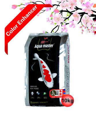 China Fish Aqua Master Pond Koi Carp Fish Food (Feed) Garden Color Enhancer Spirulina & Astaxanthin 10kg (S/L) for sale