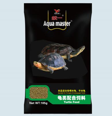 China Aqua Master Pets Turtle Food Testudines Feed Chelonia Clean Water Rapid Growth Pellet 105g Turtle Food for sale