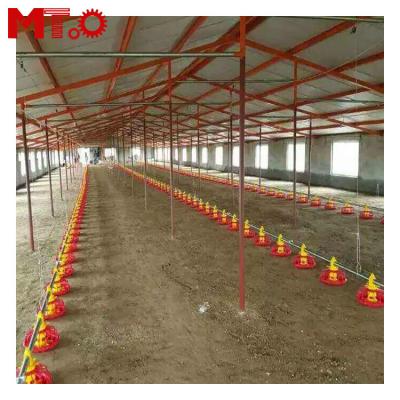 China Low Cost High Output Efficient Broiler Floor Breeding Feeding System For Sale for sale