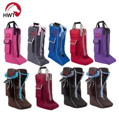 China 600D Polyester Classic Riding Boots 600D Bag Long Boot Bag Rider Luggage Equestrian Equipment for sale