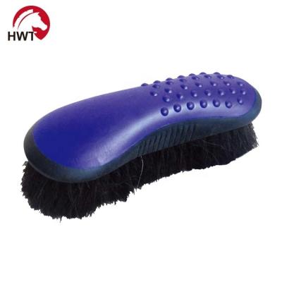 China Softgrip Softgrip Grooming Brush Horse Hair Horse Grooming Brush Equestrian Equipment for sale