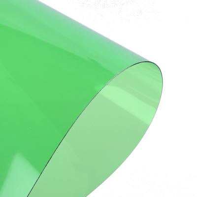 China Printing Factory Price High Intensity Green Film Pet Plastic Clear Sheet 0.5mm for sale