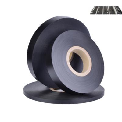 China Excellent Recyclable Electrical Conductivity Tape PET Packaging PS Carrier Tape For Packaging Protection Supporting Belt for sale